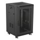 44. LANBERG FLOOR CABINET 18U 600X600 BLACK