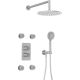 Concealed shower set with thermostatic BOX - with shower head