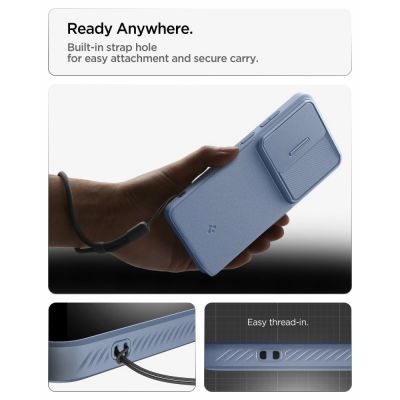 10. Spigen Optik Armor Case for Samsung Galaxy S26 Ultra - Blue