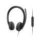5. Lenovo 5000 Wired VoIP Headset with Microphone, USB A/C, Black