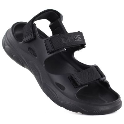 Big Star TT274A055 Black Foam Velcro Sandals