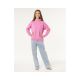 4. RIP CURL Surf Puff Hood-Girl pink sweatshirt