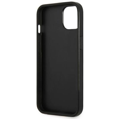 7. Guess GUHCP13SPSATLG iPhone 13 mini 5,4 "silver / silver hardcase SaffianoTriangle Logo