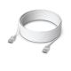 2. Ubiquiti UACC-Cable-Patch-EL-15M-W network cable, translucent, white, Cat6