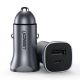 Ugreen CD130 USB-A / USB-C 30W Car Charger - Gray