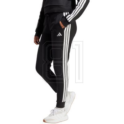 2. adidas Essentials 3-Stripes Fleece Slim W Pants JX2543