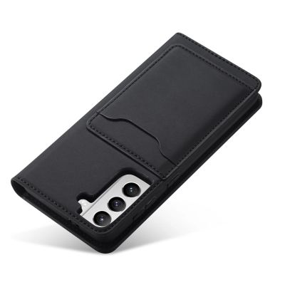 11. Magnet Card Case for Samsung Galaxy S22 + (S22 Plus) Pouch Wallet Card Holder Black