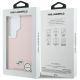 8. Karl Lagerfeld Saffiano KC Metal Logo MagSafe Case for Samsung Galaxy S26 Ultra - Pink