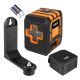 20m Cross Line Laser with Case and Magnetic Holder, Red