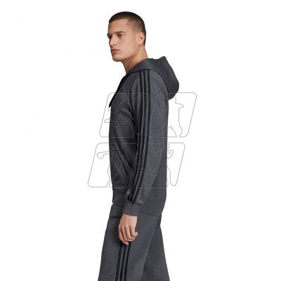 4. Adidas Essentials 3 Stripes Fullzip Fleece M DX2528 sweatshirt