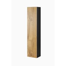 VIGO full display cabinet '180' 180/40/30 black/wotan oak