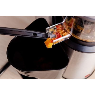 10. ELDOM SLOW JUICER PJ400 400W SILVER-BLACK, BPA FREE AUGER 80 [RPM]