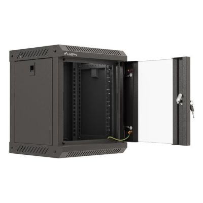 6. Lanberg WF11-3306-10B 6U Rack Wall Mount Cabinet Black