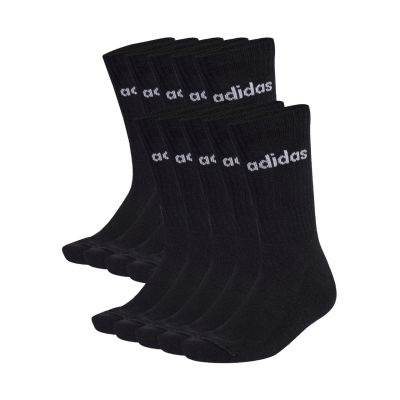 Adidas Cushioned Linear Crew Socks 10 Pairs Black KF9092