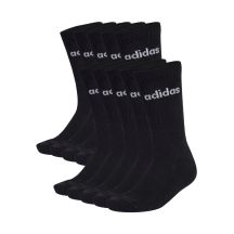 Adidas Cushioned Linear Crew Socks 10 Pairs Black KF9092