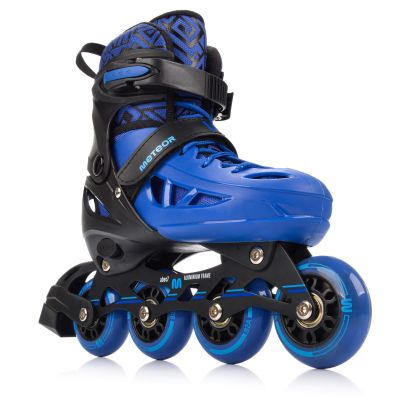 3. Meteor M 34-37 Loky Roller Skates Black/Blue