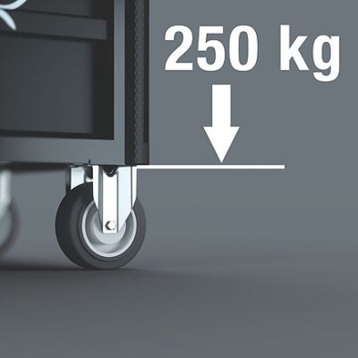 8. 1 Tool Rebel 9700 Workshop Cart with Equipment, 78 Parts