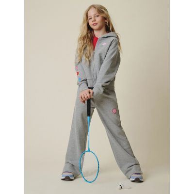 4. Girls’ Wide-Leg Sweatpants 4F 4FJRSS26TTROF1870-25M