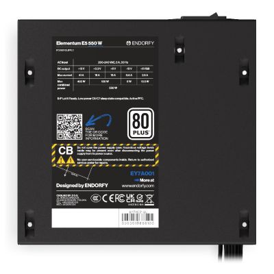 6. ENDORFY Elementum E5 450W power supply (EY7A002)