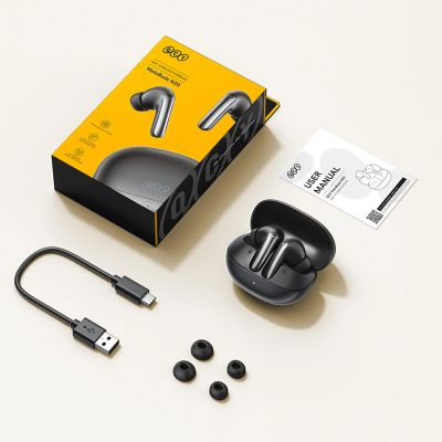 8. QCY MeloBuds N20 Wireless In-Ear Noise Cancelling ANC Headphones - Black