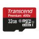 SD microSD Card 32GB Transcend SDHC UHS1 w/adapter