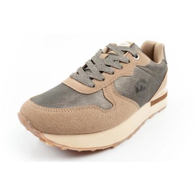 3. Lee Cooper women's sneakers, fashionable, comfortable, durable, beige, gray