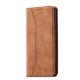 2. Magnet Fancy Case for Samsung Galaxy S23+ flip cover wallet stand brown