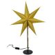 2. DECORATIVE STAR FLOOR LAMP 65 CM E14 GOLD