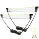 28. VIRTUFIT 2-IN-1 PORTABLE BADMINTON AND TENNIS SET - INCLUDES CASE AND RACKETS