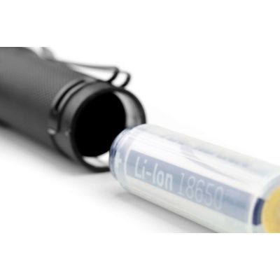 10. Ansmann T600FRB Black LED Hand Flashlight