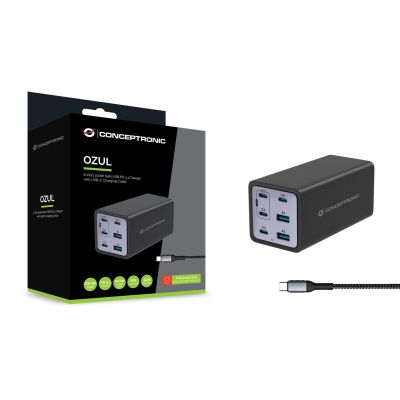 3. Conceptronic OZUL06BE Mobile Charger Universal Black AC Fast Charging Internal