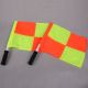 Referee flags with handle, 2 pcs.