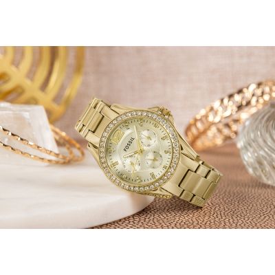 6. FOSSIL Riley ES3203 Women's Watch + BOX