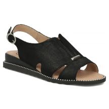 Women's black leather sandals Filippo DS4470