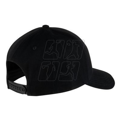 3. New Balance 6 Panel Structured Snapback Cap LAH41013BK