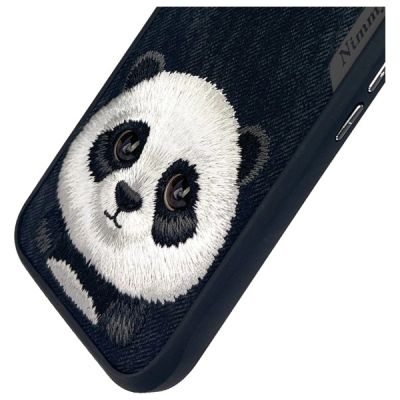 7. Nimmy Big Eyed Pet 2.0 Panda case for iPhone 16 - black