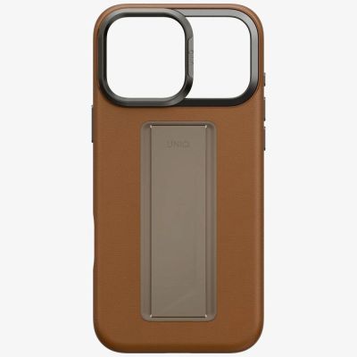 5. Uniq Heldro Pro Magclick Charging Case for iPhone 17 Pro Max - Brown