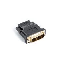 Lanberg AD-0013-BK adapter (HDMI F - DVI-D M; black)