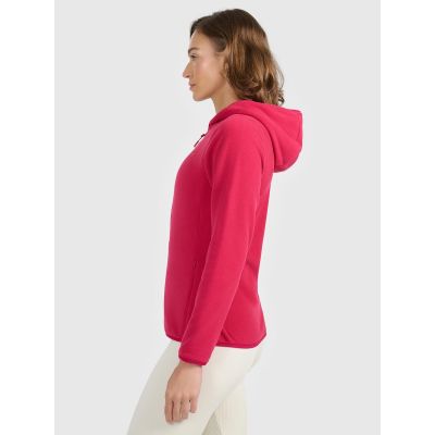 7. Women's slim fleece jacket with hood 4F 4FRAW25TFLEF495-53S