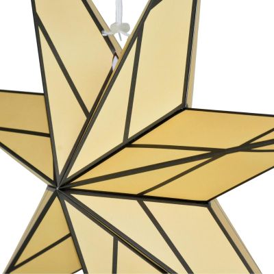 3. PAPER DECORATION STAR 50CM 7 ARMS CREAM
