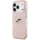 2. Karl Lagerfeld IML Glitter Karl & Choupette Heads Logo MagSafe Case for iPhone 17 Pro - Pink