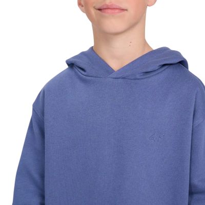 4. Boy's sweatshirt 4F M1945 blue 4FJWAW25TSWSM1945 33S
