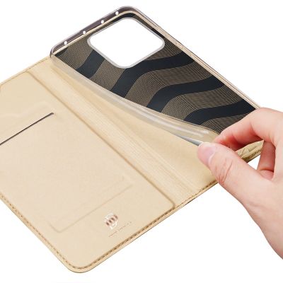 9. Dux Ducis Skin Pro Case Xiaomi 13 Pro Flip Card Wallet Gold Stand