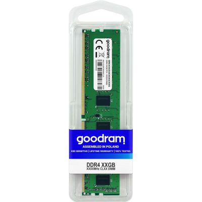 3. GoodRam GR2666D464L19/16G Memory (DDR4 DIMM; 1 x 16 GB; 2666 MHz; CL19)