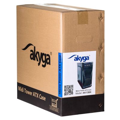 13. Akyga AK13BK case (ATX, Micro ATX, Mini ATX, Mini ITX; black)