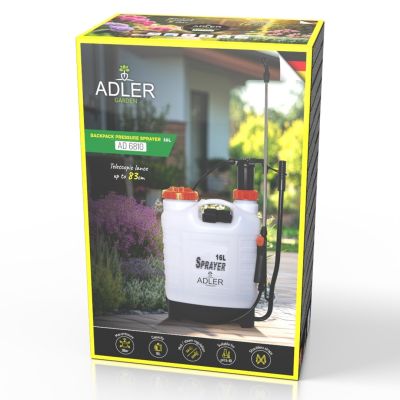 5. ADLER AD 6810 16L backpack pressure sprayer