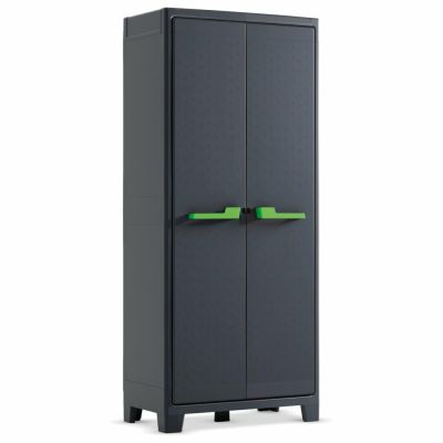 KETER GARDEN CABINET MOBY WATERPROOF 182x80x44cm IT New