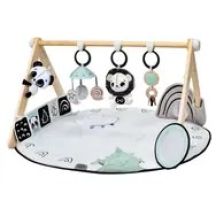 Tiny Love Play Blanket with Wooden Trapeze Black and White / From Birth