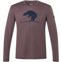 Men's SUPER.NATURAL M Ski Karl LS Long-Sleeve Shirt, Purple