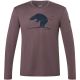 Men's SUPER.NATURAL M Ski Karl LS Long-Sleeve Shirt, Purple